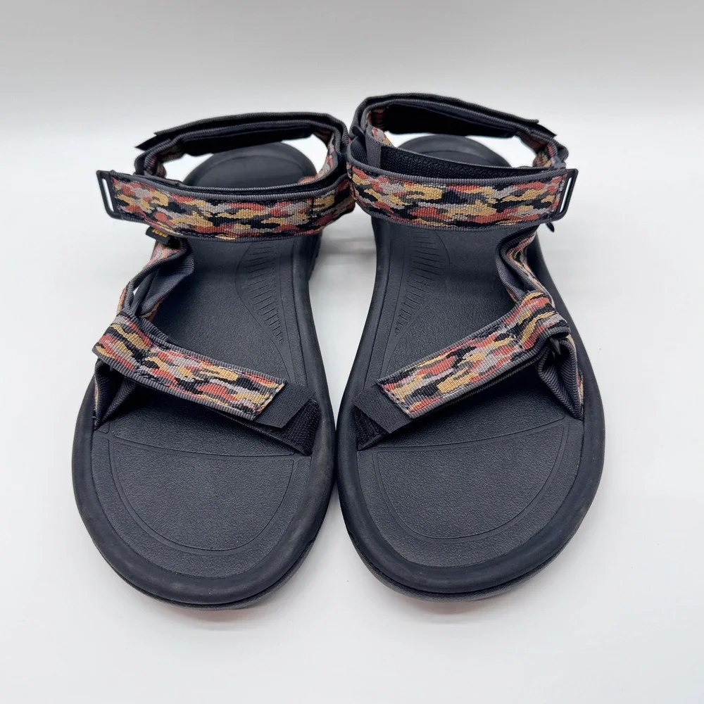Teva Terra Fi Lite Sandals Mens 13 Black Multi Strap Hiking Sport Water Shoes